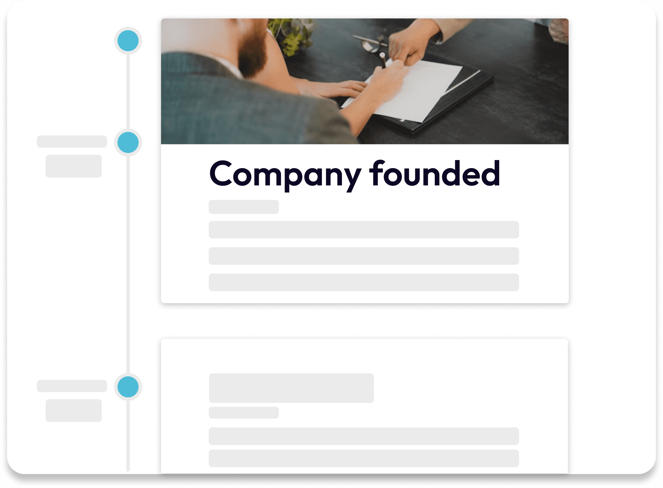 Company timeline